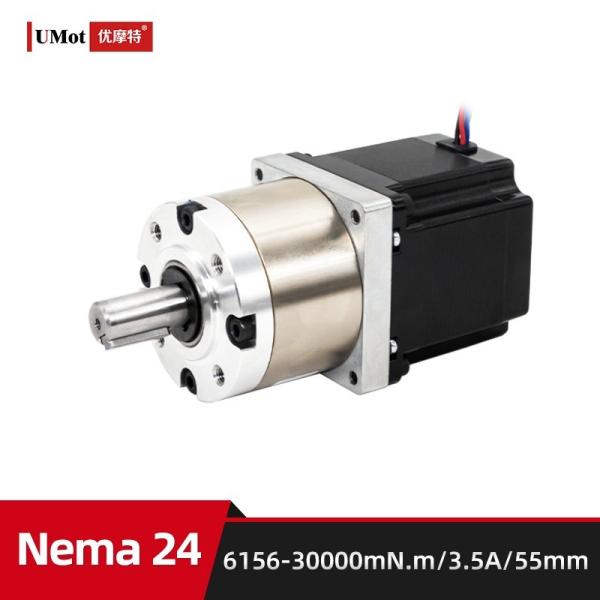 Nema 24 Geared Stepper Motor With Planetary Gearbox Reducer 1900mN.m Holding Torque