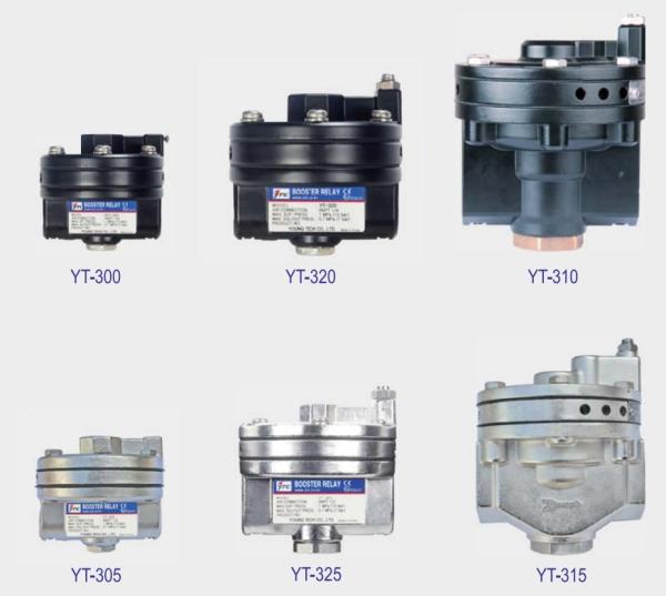 YTC Rotork Aluminum SS316 Volume Booster  YT-300 YT-310 YT-305 YT-305 YT-315 YT-320 YT-315