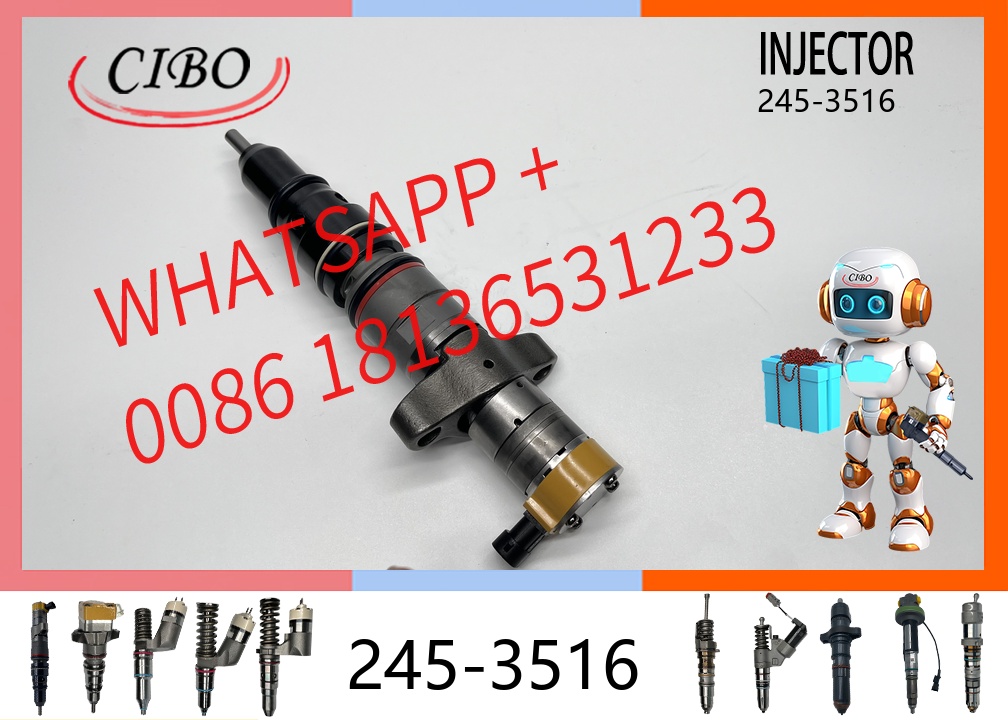 original 245-3516 2453516 Common Rail Fuel Injector Nozzle for C9 Engine Excavator E330D E336D E324D 320D2 320EL 323EL Diesel Injector 293-4067 20R-8060 original new injector
