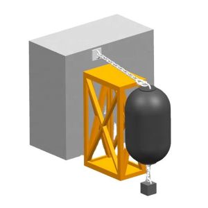Défenses Hydro-Pneumatiques de Type Filet, Type Élingue, 50kPa, 80kPa, Faible Force de Réaction