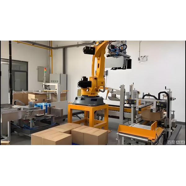 End-of-Line Palletizing Robot – Bag & Case Stacking