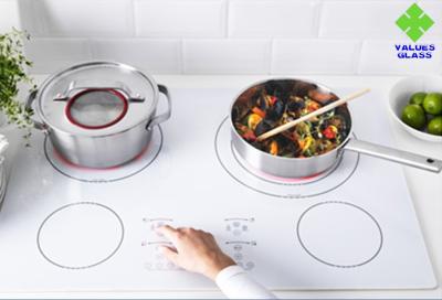 3mm 4mm 5mm Ceramic Glass Panels For Cooker 750 Degree Heat Resistance