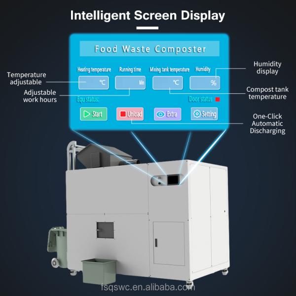Food Compost Machine Garbage Disposal Composting Equipment Food Compost Machine Commercial Food Waste Disposer