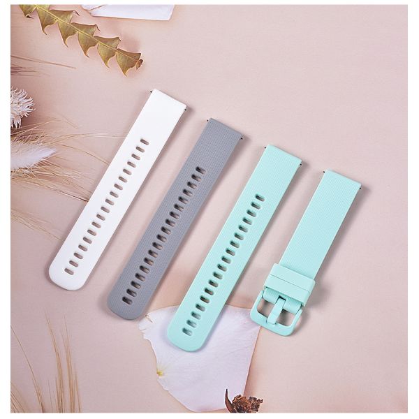 Silicone Watch Bands For Smartwatches · Stainless Steel Buckle - Customizable Colors | Made In China By SHX