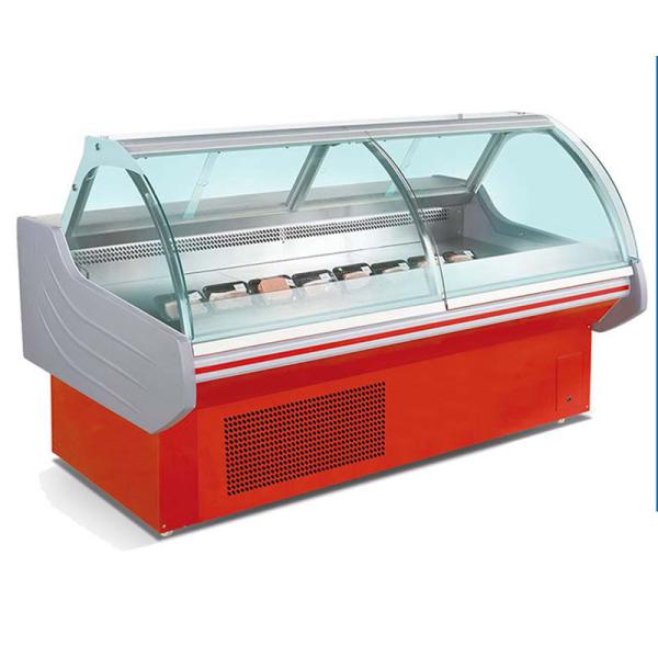 Supermarket Glass Display Refrigeration Meat Sushi Deli refrigerator and freezers