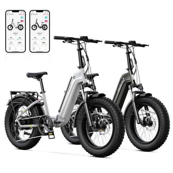 European Warehouse 20 Inch Yeestep 7 Speed 48v Lithium Folding Green Electric City Bike Fat Tire Ebike