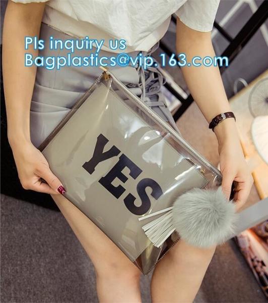 Slider Zipper PVC k Bag With Hanger Hook For Men's Vest, Slider Zipper Bags For Towel Washing Goods Packaging, zip