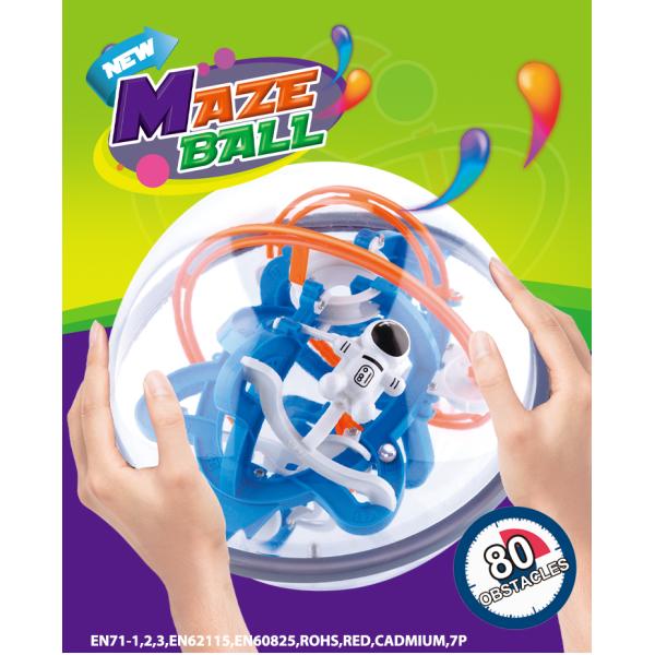Educational Plastic Electronic Products , Labyrinth 3d Maze Ball Game 18*18cm