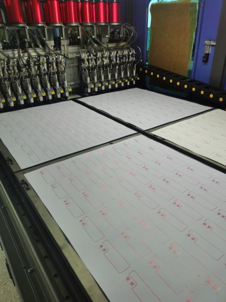 Carte RFID INLAY Intégration d'antenne 32 têtes d'intégration pour carte sans contact YAE-416