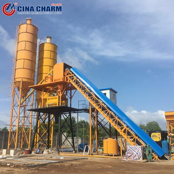 HZS60 Electric Concrete Mixing Plant Ready Mixed 60m3/H With JS1000 Mixer