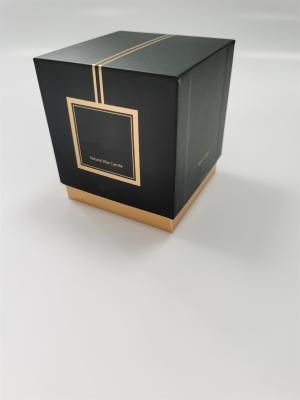 Black Retail Custom Made Packaging Boxes Gift Embossing With Logo SGS