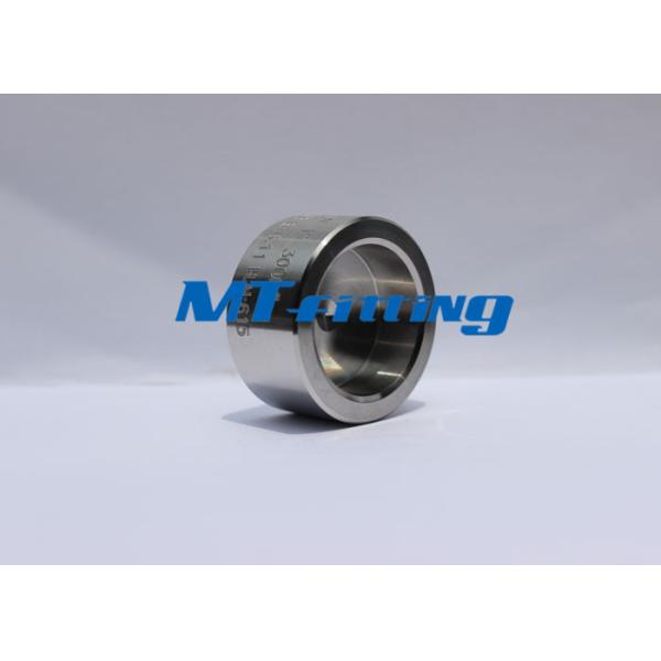 F316 / 316L 3000LBS Stainless Steel Half Coupling / Cap Forged Fittings For Oil Industry