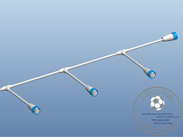 ISP5 600x1200mm LED Sport Panel with URG