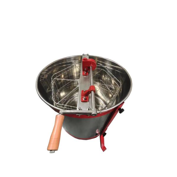 6 Frames Beekeeping Manual SS Honey Extractor With Automatic Braking Function