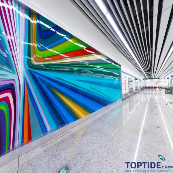 2.5mm Enamel Multifunctional Aluminum Decorative Panel Easy To Install