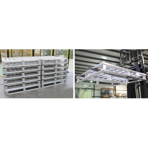 A01: Plastic Spraying Steel Pallet Single Deck Steel Pallet Metal Pallet