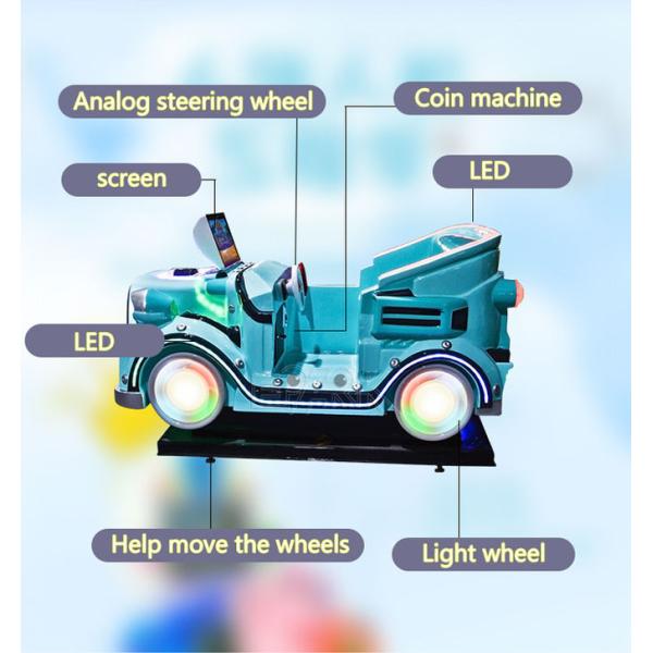 Kids Racing Game Vintage Ride On Toys 180W For Shopping Centers
