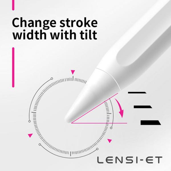 Белая графическая ручка для рисования стилуса алюминиевая для телефонов Ipad