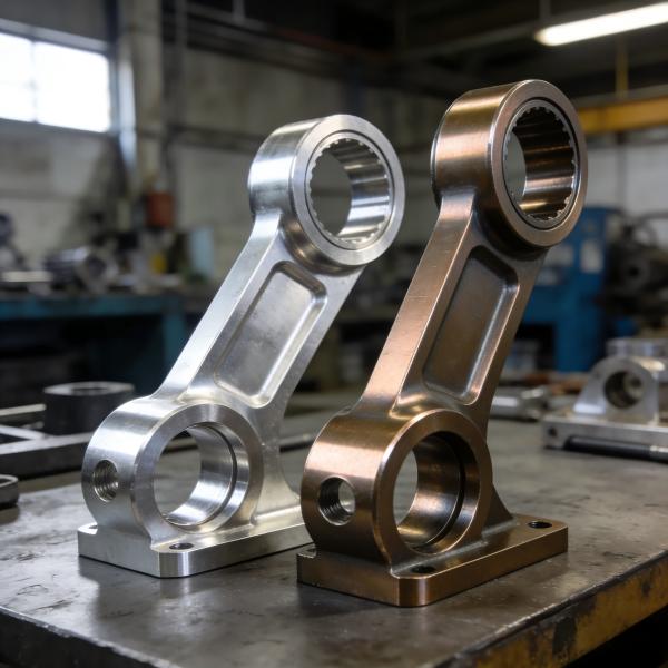 Ra0.2-Ra3.2 Roughness Custom Machined Aluminum Parts Natural Silver