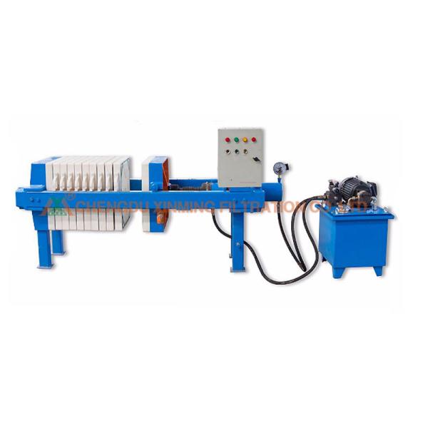 High Pressure Hydraulic Compress Filter Press Mining / Chemical / Food / Wine Industry Use