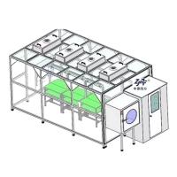 Salles blanches modulaires antistatiques préfabriquées modulaires exemptes de poussière
