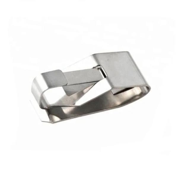 Powder Coating Stainless Steel Money Clips for Wallet Custom Blank Metallic Clip