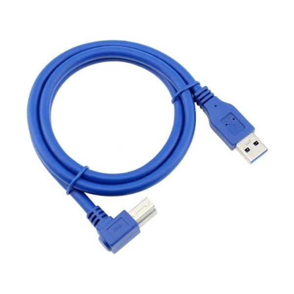 High Speed 5Gbps 90 Degree Right Angle USB 3.0  A Male to Type B  Printer Cable for Epson HP