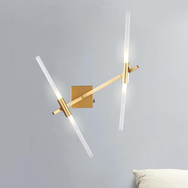 Wall mount light Gold Coffee Black Bedside Sconces Aisle TV Background Lamp Rotatable Wall Light(WH-OR-164)