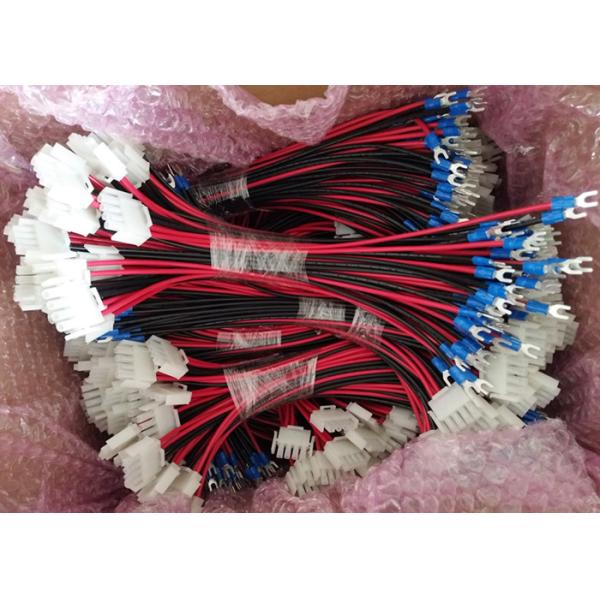 Соединитель тангажа 4П АМП 1-480702-1 МАТЭ-Н-ЛОК белизны 6.35ММ с проводкой Вириг кабеля 600В 1015 14АВГ