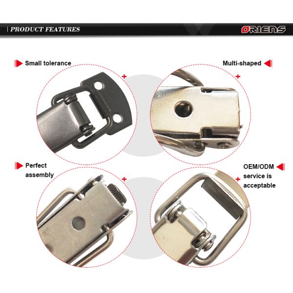 Heavy Duty Hasp Toggle Latch Stainless Steel Cabinet Lock for Tool Box