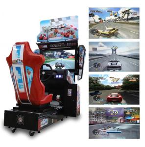 32インチHD液晶スクリーンで 1人硬貨操作車レースゲームマシン