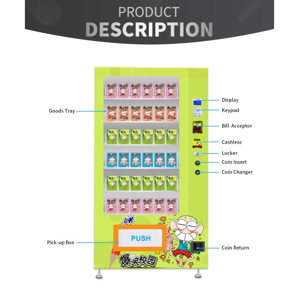 Variedade 54 máxima das máquinas de venda automática feitas sob encomenda do quadro do metal para a leitura favorita de S do estudante do extracurricular ou das bandas desenhadas ‘