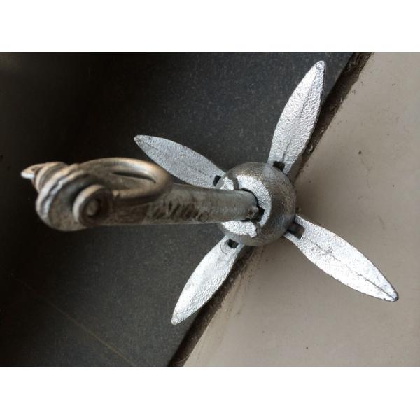 Boat Folding Grapnel Anchor Galvanized Steel Anchor Marine Yacht Isure Marine