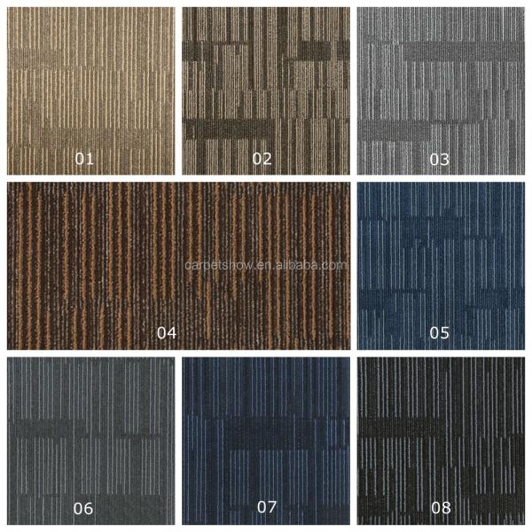 50*50cm Tufted Modern Office PP Carpet Tile with Beautiful Color