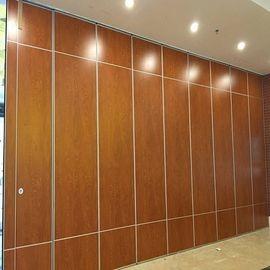 Sliding Acoustic Wall Panels , Office Great Hall Wooden Partition Wall For Office