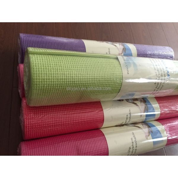 5mm Thickness Eco-Friendly Non-Slip Rubber Yoga Mat for Heavy Duty Use