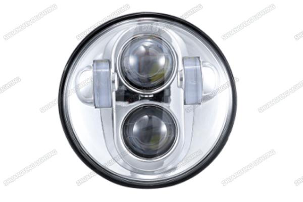 6000K 5.75 Motorcycle LED Headlight High Low Beam With Die Cast Aluminum Housing