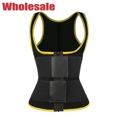 Camiseta de alças desossada de aço de Vest Slimming Sauna do instrutor da cintura do exercício 9