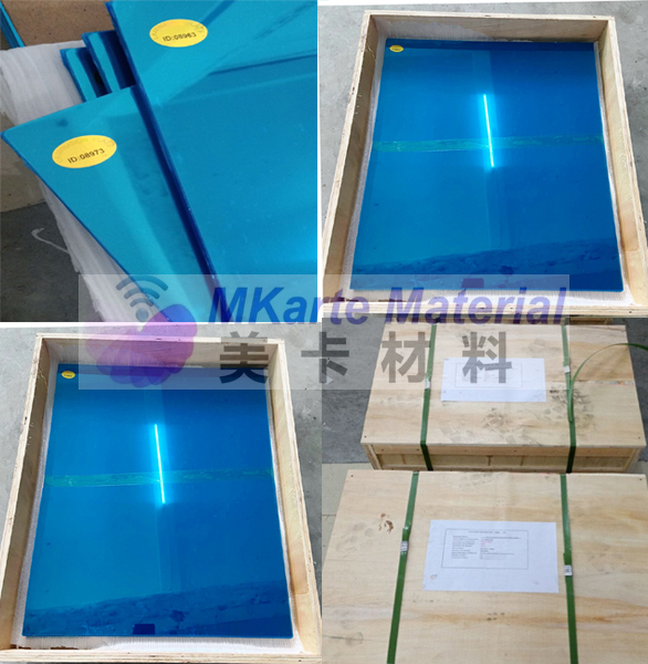 0.4-1.0mm Thickness Lamination Glossy Plate Surface For Smart Card Production with Glossiness Both Sides