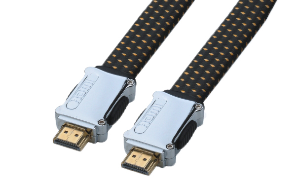 QS4017， Flat HDMI Cable
