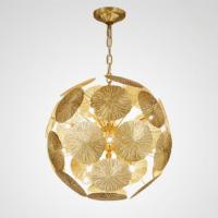 Fashion Hotel Bedroom Metal Gold Modern Pendant Light Indoor Decoration