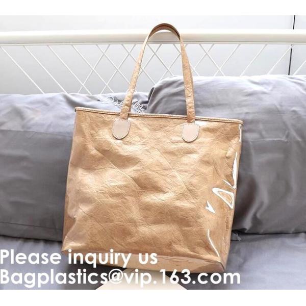 Tyvek Reversible Reusable Shopping Tote Beach Pool Travel Bag Ultra Soft FOLDABLE Material,Reusable Grocery Bag, Easily