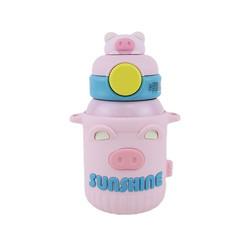 copo de aço inoxidável da garrafa térmica 550ml com tampa do silicone do produto comestível