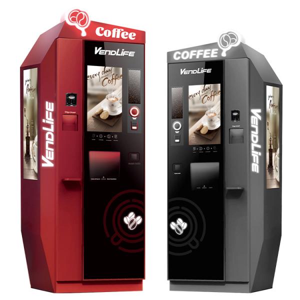 A proteína agita a máquina de venda automática do café do serviço do auto da bebida para o fitness center dos esportes