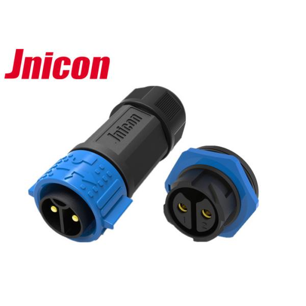 2 Pin Waterproof Circular Connectors , 50A 500V Circular Cable Connectors