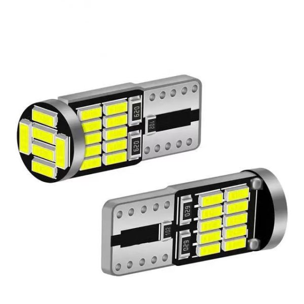 T10 Car LED License Plate Lights 650 Lumens Universal 12V COB Position Lighting