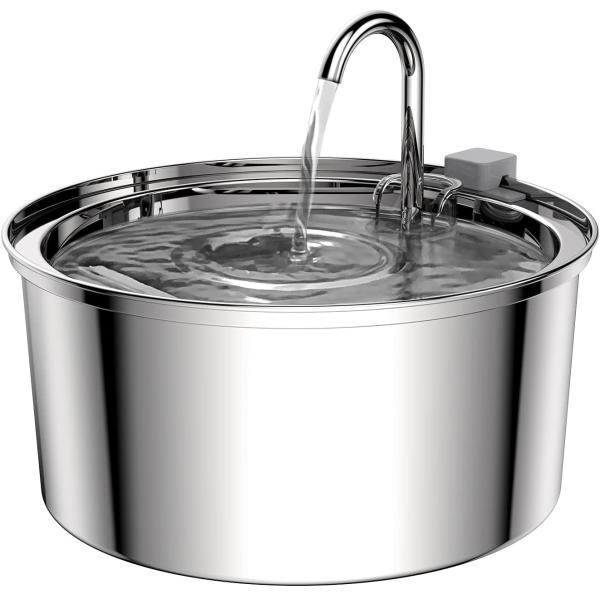 Автоматический распределитель 3.2L любимца нержавеющей стали фонтана собаки