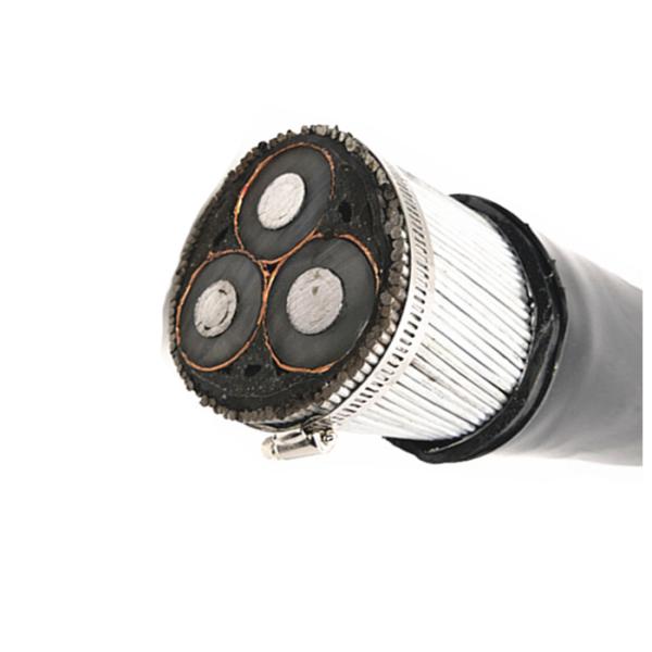 PVC Sheath Outdoor Armoured Power Cable / Copper Tape Armoured Cable