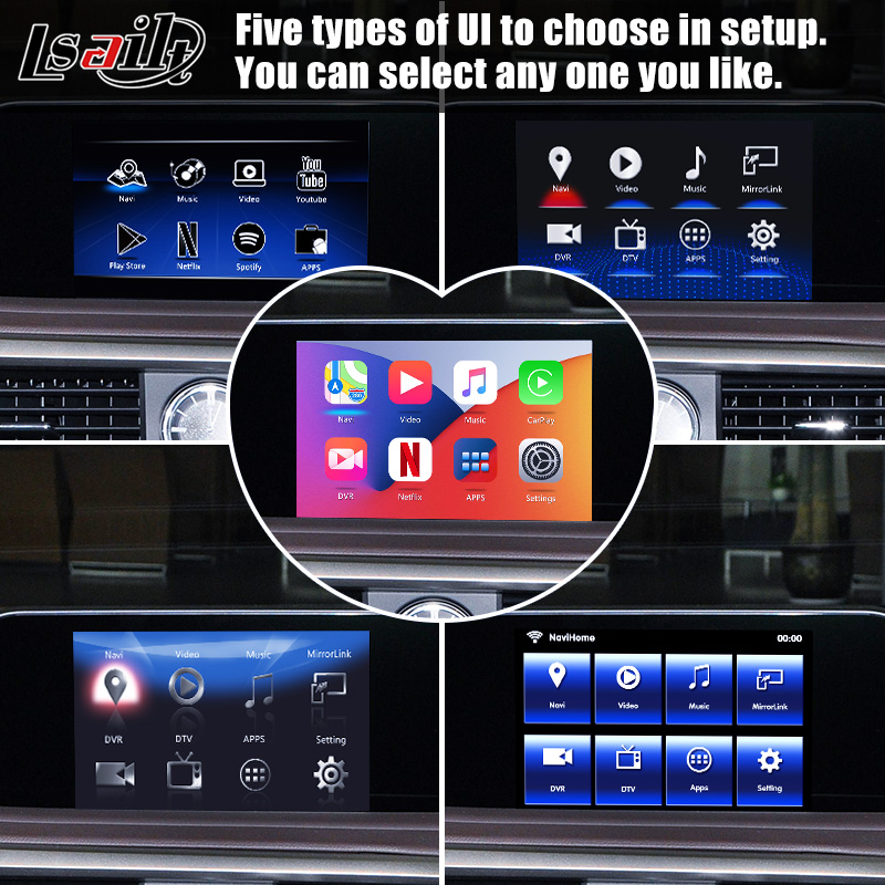 Интерфейс Lsailt Lexus видео- для 2013-2021 NX с CarPlay, NetFlix, автомобилем андроида для RX200t RX450h LX570 LX460d