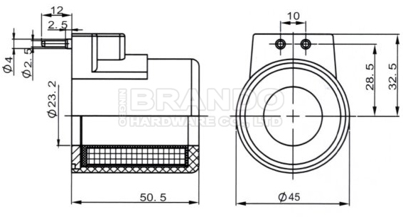 Тип гидравлическая катушка 12VDC 24VDC R900021462 R900021463 Bosch Rexroth